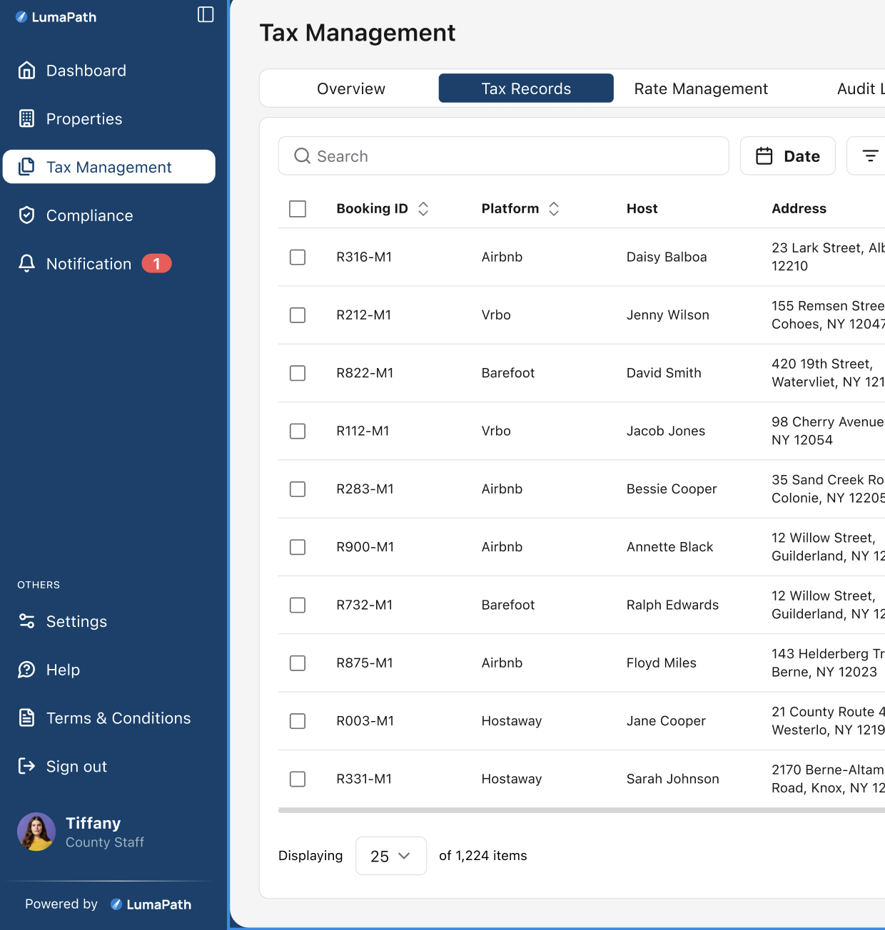 Short-Term Rental Compliance for New York Counties